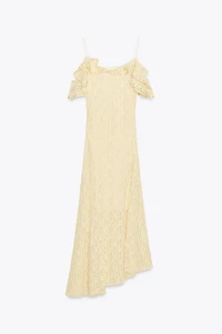 STUDDED LACE DRESS