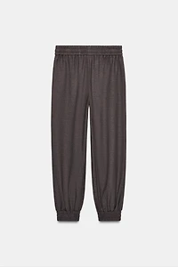 JOGGER PANTS WITH ELASTIC CUFFS