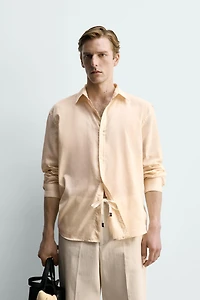 CHEMISE SEMI-TRANSPARENTE COUPE DÉCONTRACTÉE