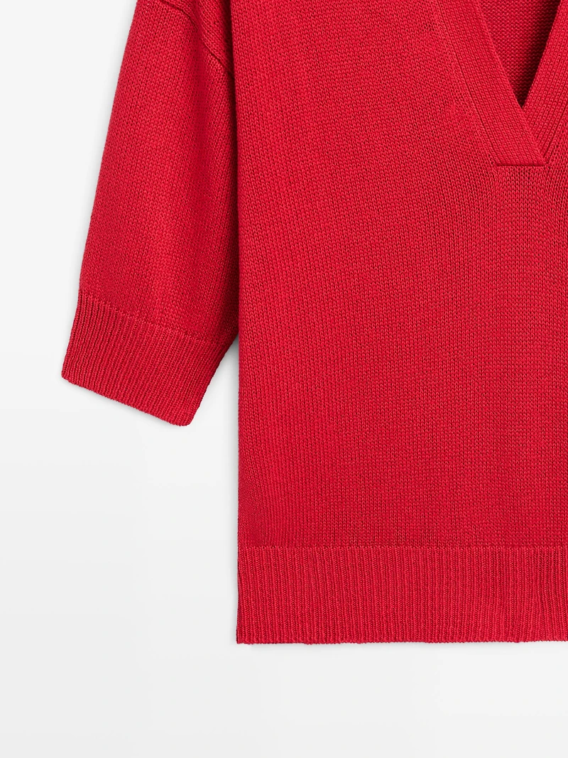 Polo en maille fluide