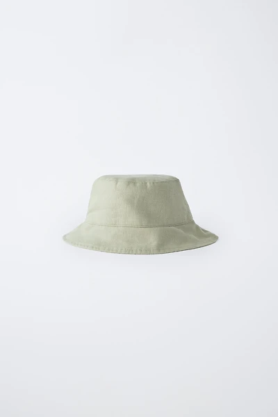 100% LINEN BUCKET HAT