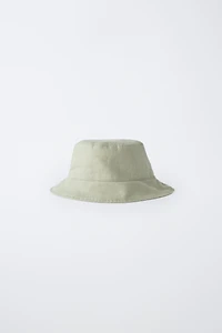100% LINEN BUCKET HAT