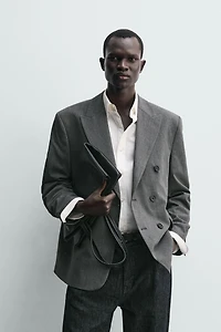 DOUBLE BREASTED WOOL BLAZER