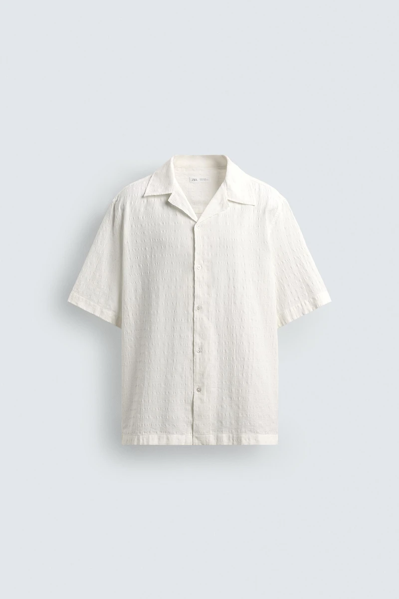 PLAID JACQUARD SHIRT