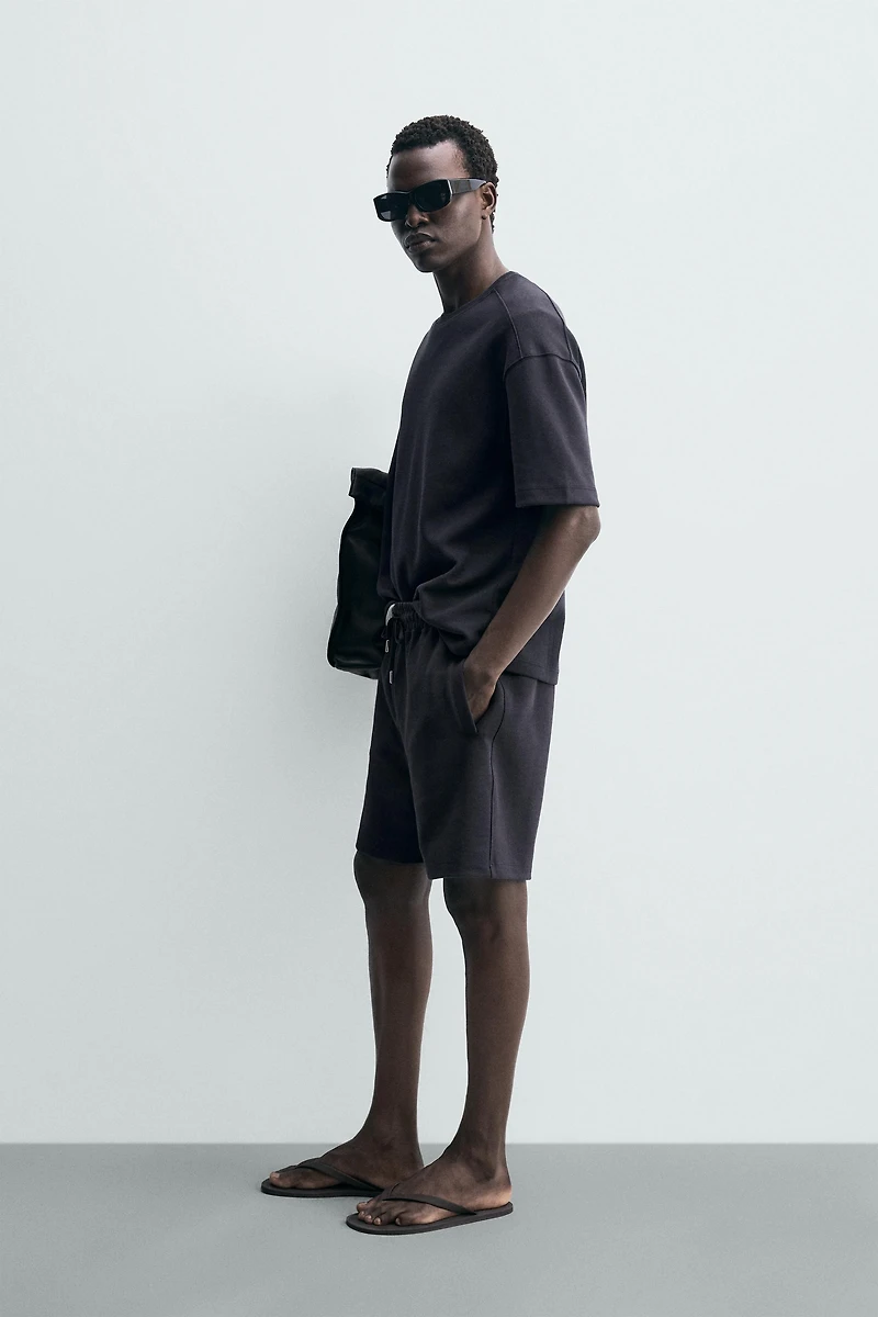 RELAXED FIT INTERLOCK SWEATSHIRT