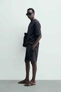 RELAXED FIT INTERLOCK SWEATSHIRT