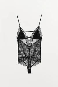 COMBINATION LACE BODYSUIT