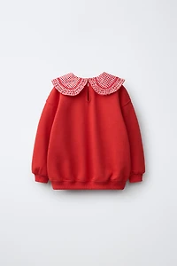 SWEAT COL CARREAUX VICHY MINNIE MOUSE © DISNEY