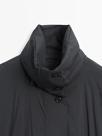 Technical fabric parka