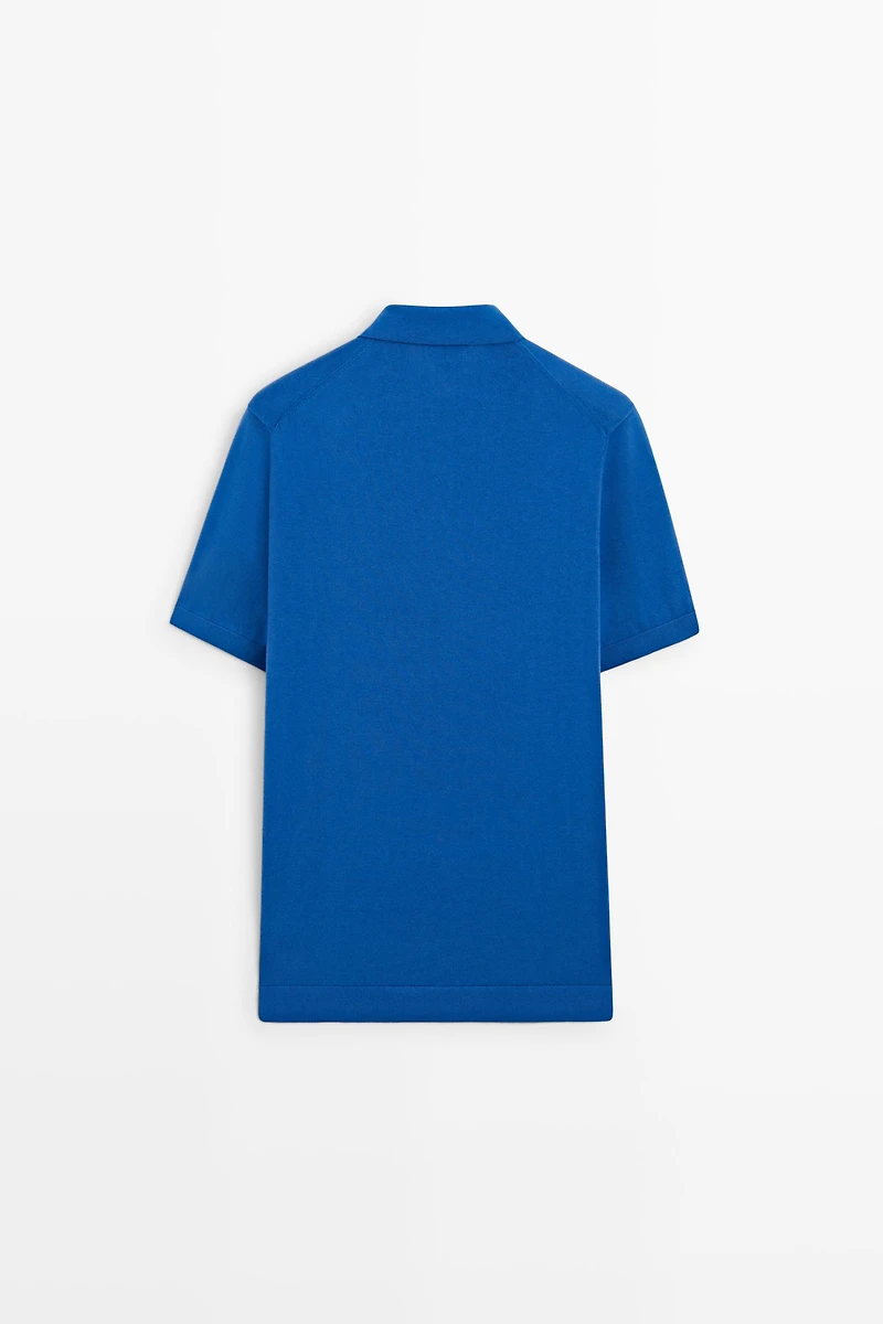 100% Cotton Knit Polo Shirt