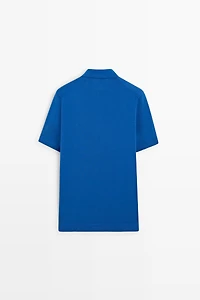 100% Cotton Knit Polo Shirt