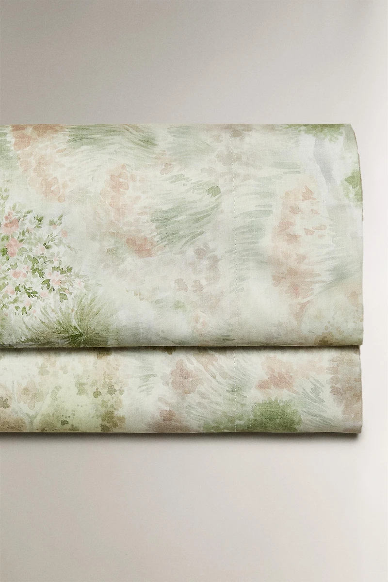 GARDEN PRINT FLAT SHEET
