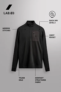 SWEAT COL ZIPPÉ POCHE BIMATIÈRE