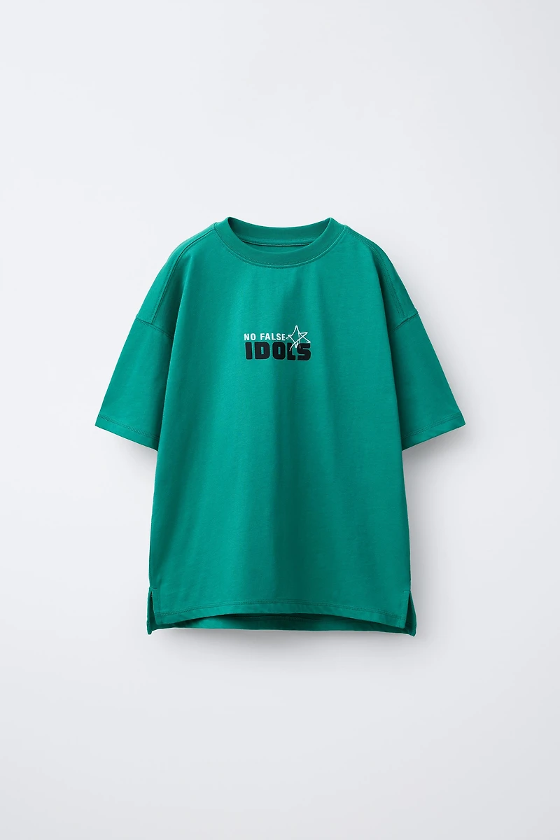 RAISED PRINT T-SHIRT