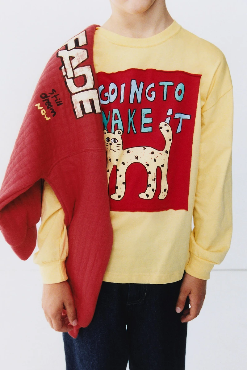 T-SHIRT À PIÈCE TIGRE