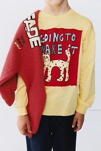 T-SHIRT À PIÈCE TIGRE