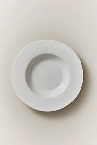 ASSIETTE CREUSE PORCELAINE BONE CHINA