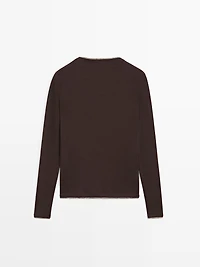 T-shirt manches longues effet double