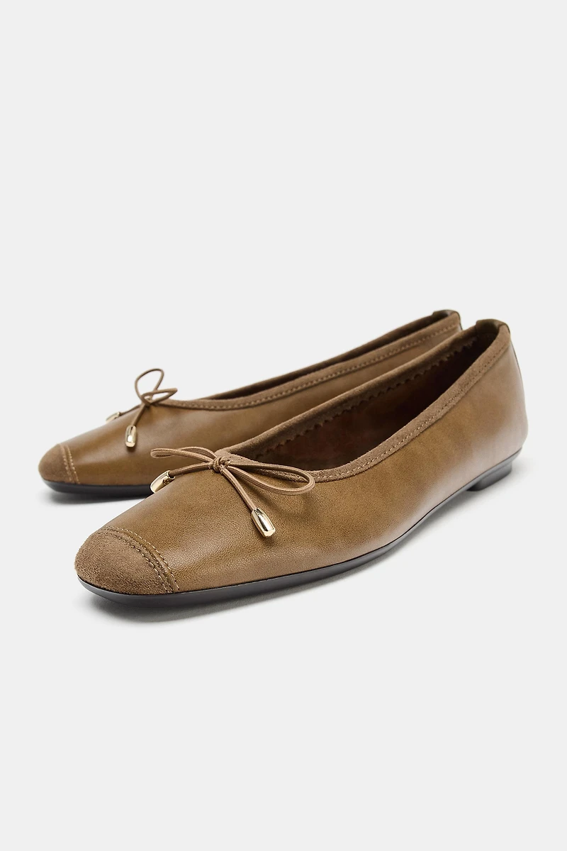 BALLET FLATS WITH BOW