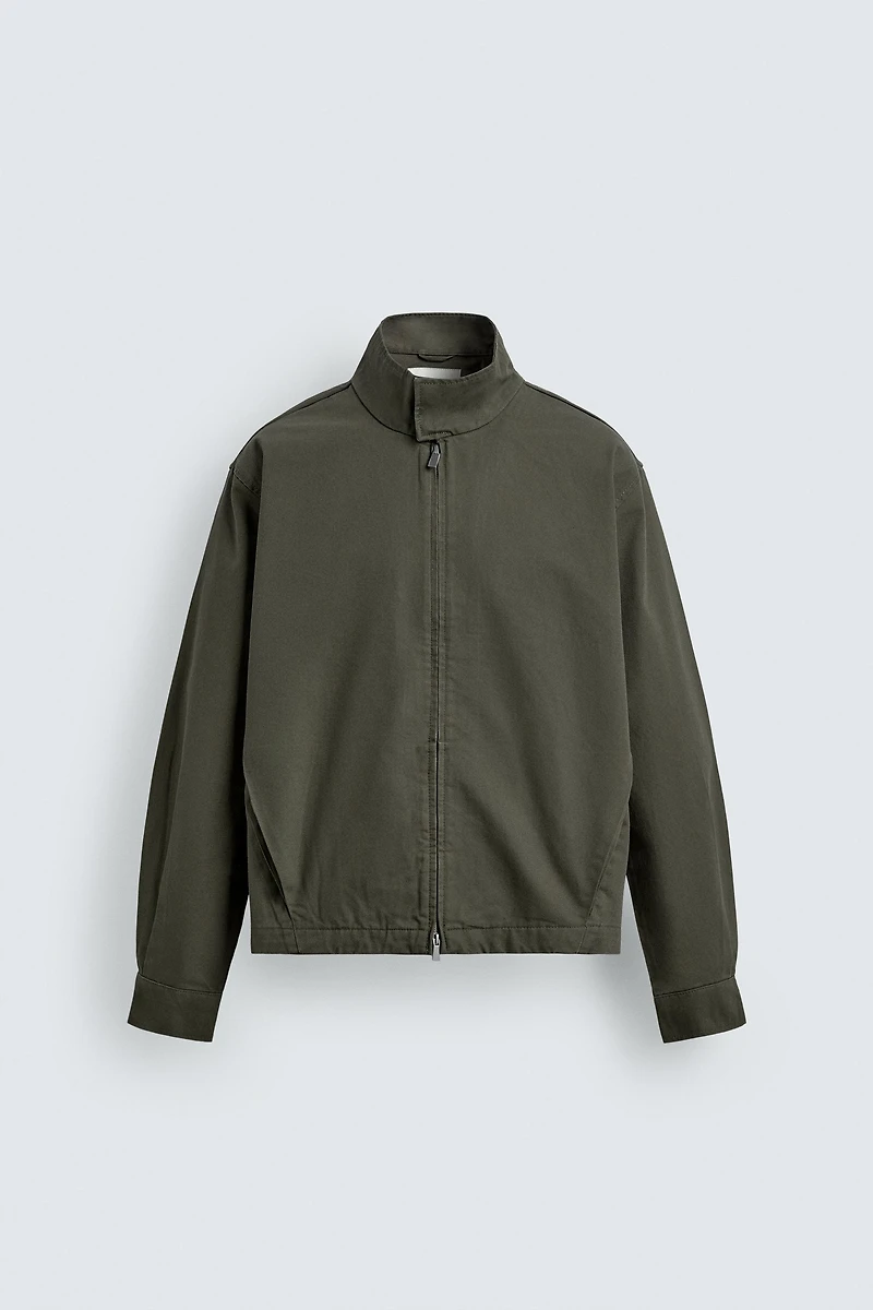 BLOUSON COURT ZIPPÉ