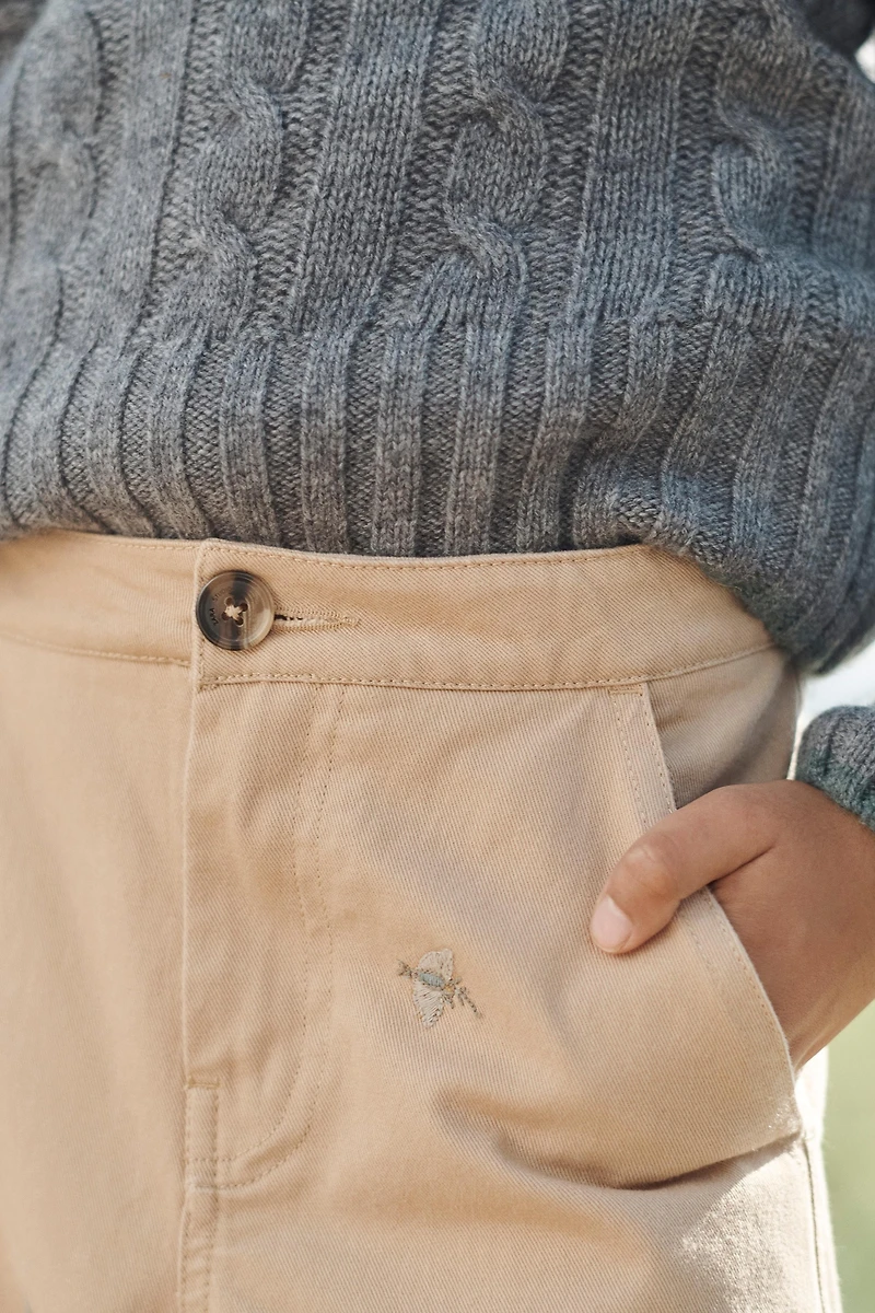 PANTALON DROIT INSECTES BRODÉS LIMITED EDITION