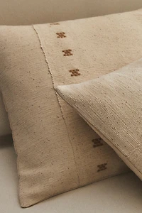 HOUSSE DE COUSSIN BRODERIE