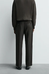 REGULAR FIT FLANNEL PANTS