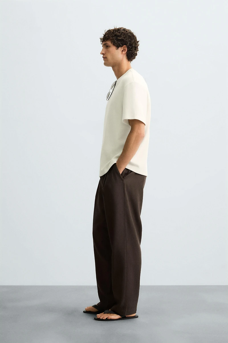 PANTALON FLUIDE À PLIS