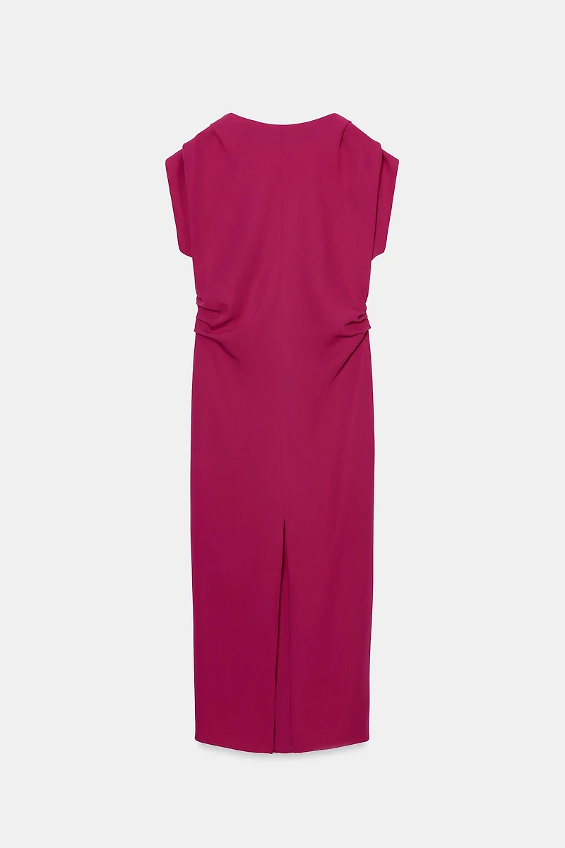 ROBE MI-LONGUE PLISSÉE