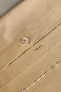 HOUSSE DE COUETTE SATIN DOUBLE FESTON