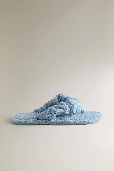 FLAT TOWEL SANDALS