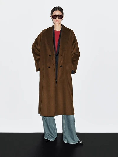 Manteau laine long