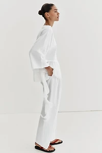 COMBINATION RUFFLE TOP