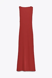 DRAPED LONG DRESS
