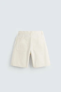 BERMUDA REGULAR FIT RAYURES