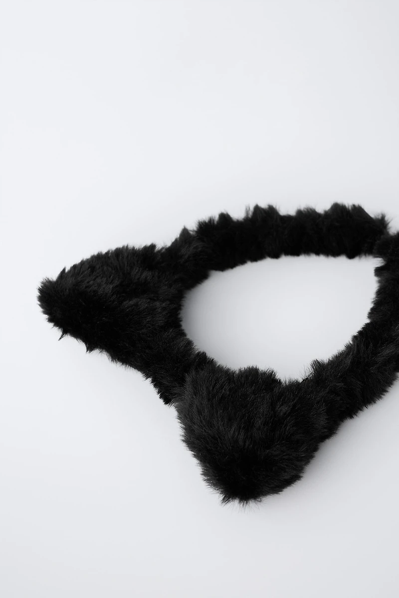 FAUX FUR EAR HEADBAND