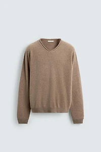 CASHMERE V-NECK JUMPER