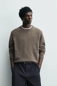 100% WOOL BOTTONATO JUMPER