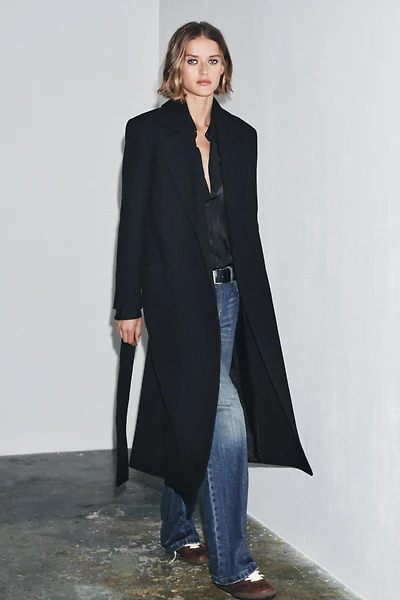 MANTEAU MÉLANGE LAINE ZW COLLECTION
