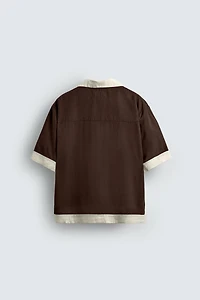 CHEMISE VISCOSE - LIN COLOR BLOCK