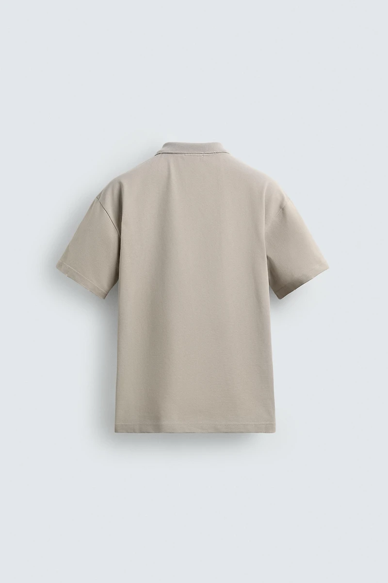 WASHED RELAXED FIT POLO