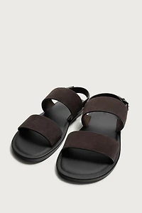 LEATHER STRAP SANDALS
