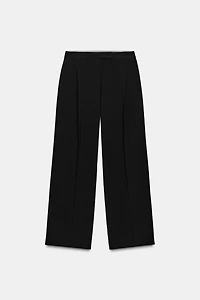HIGH-WAISTED WIDE-LEG PANTS