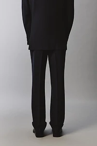 PANTALON DE COSTUME STRAIGHT FIT AVEC LAINE
