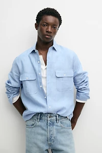 100% Linen Regular Fit Shirt
