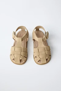 LEATHER BAREFOOT FISHERMAN SANDALS