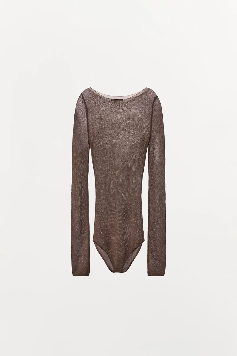 100% VISCOSE KNIT BODYSUIT