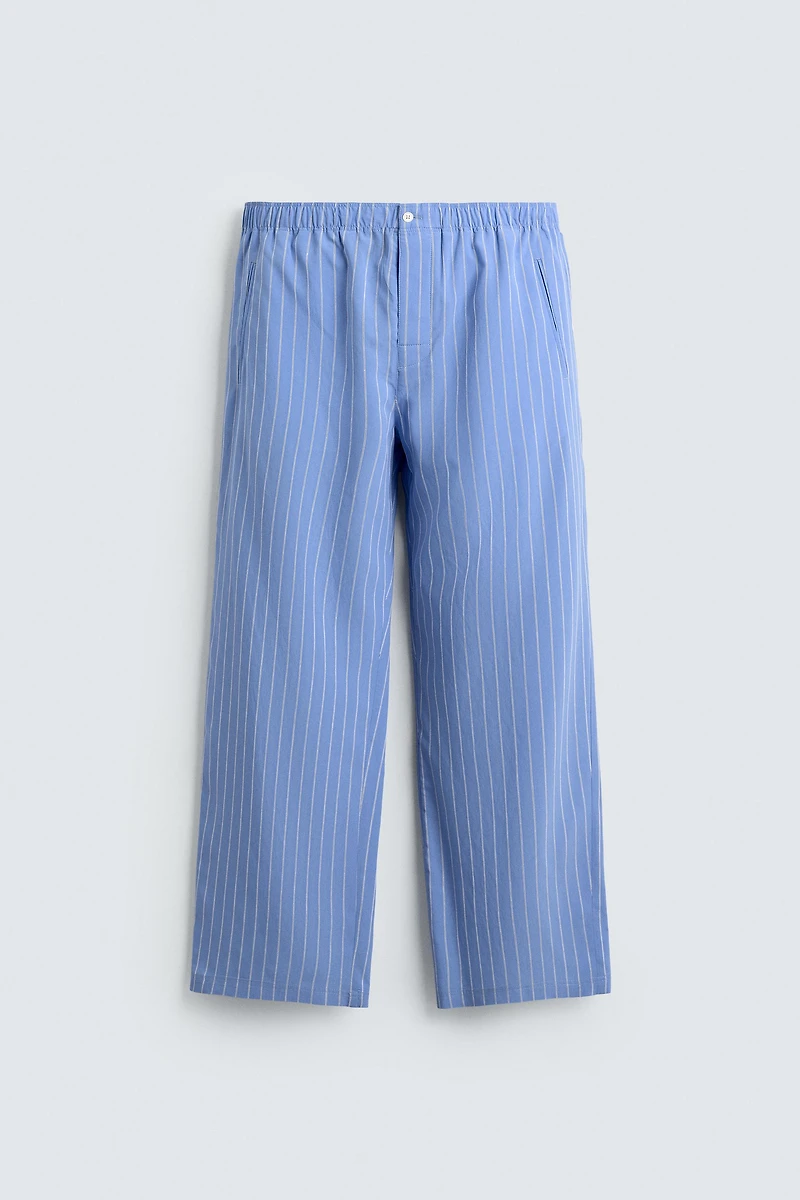 PANTALON REGULAR FIT À RAYURES