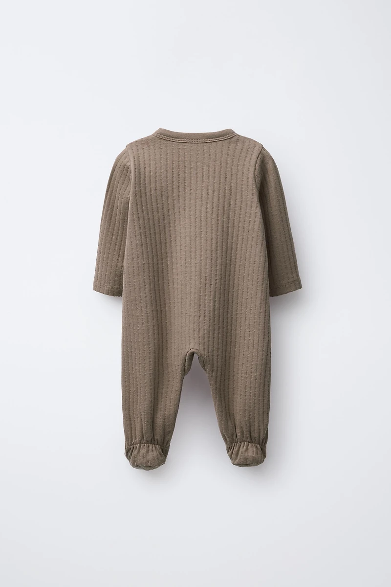 PLAIN STRUCTURE JUMPSUIT