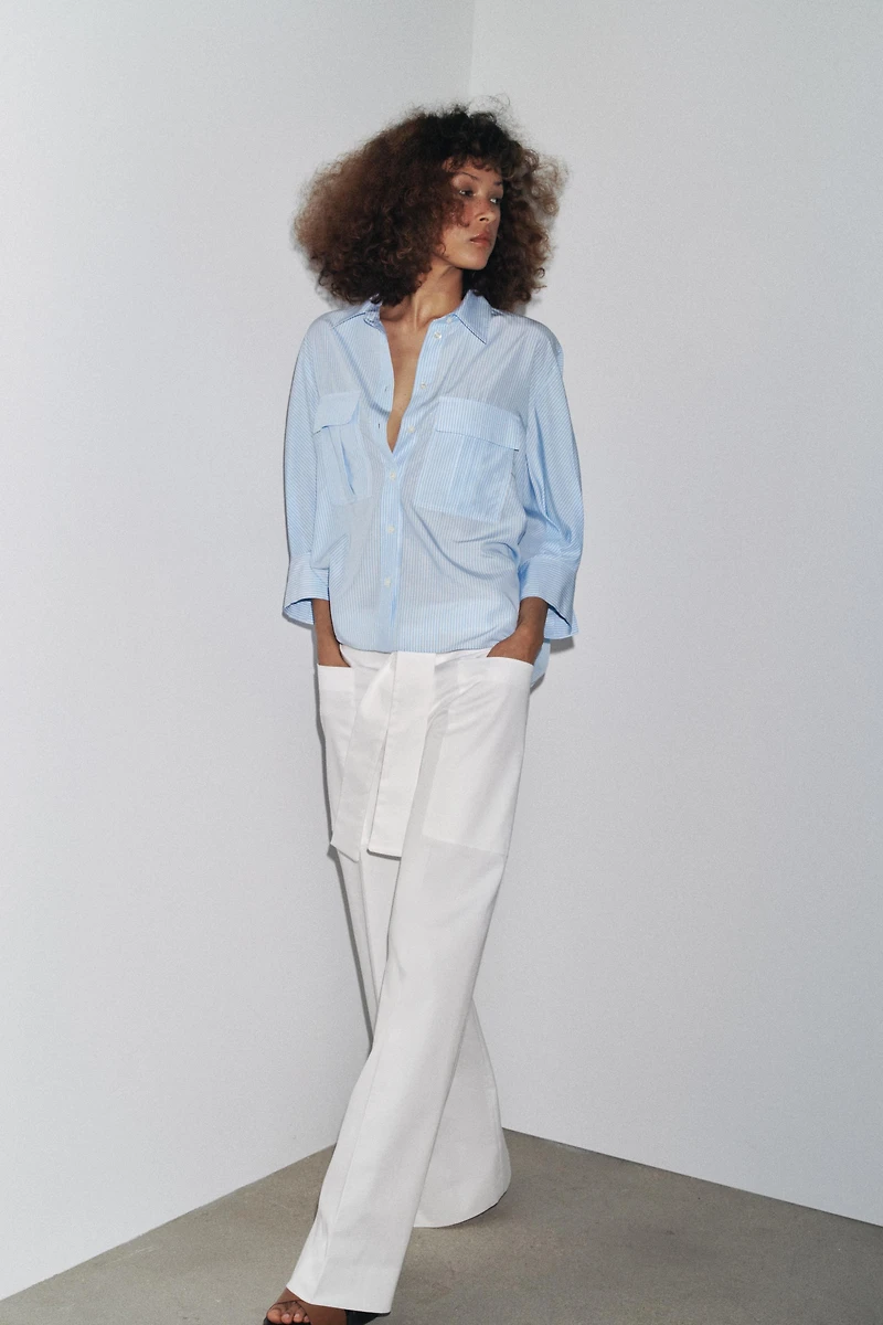 ZW COLLECTION STRIPED SHIRT